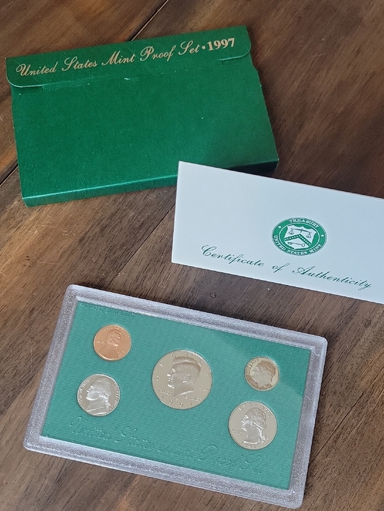 United States Mint Coins Proof Set 1997